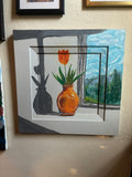 Original oil pastel painting