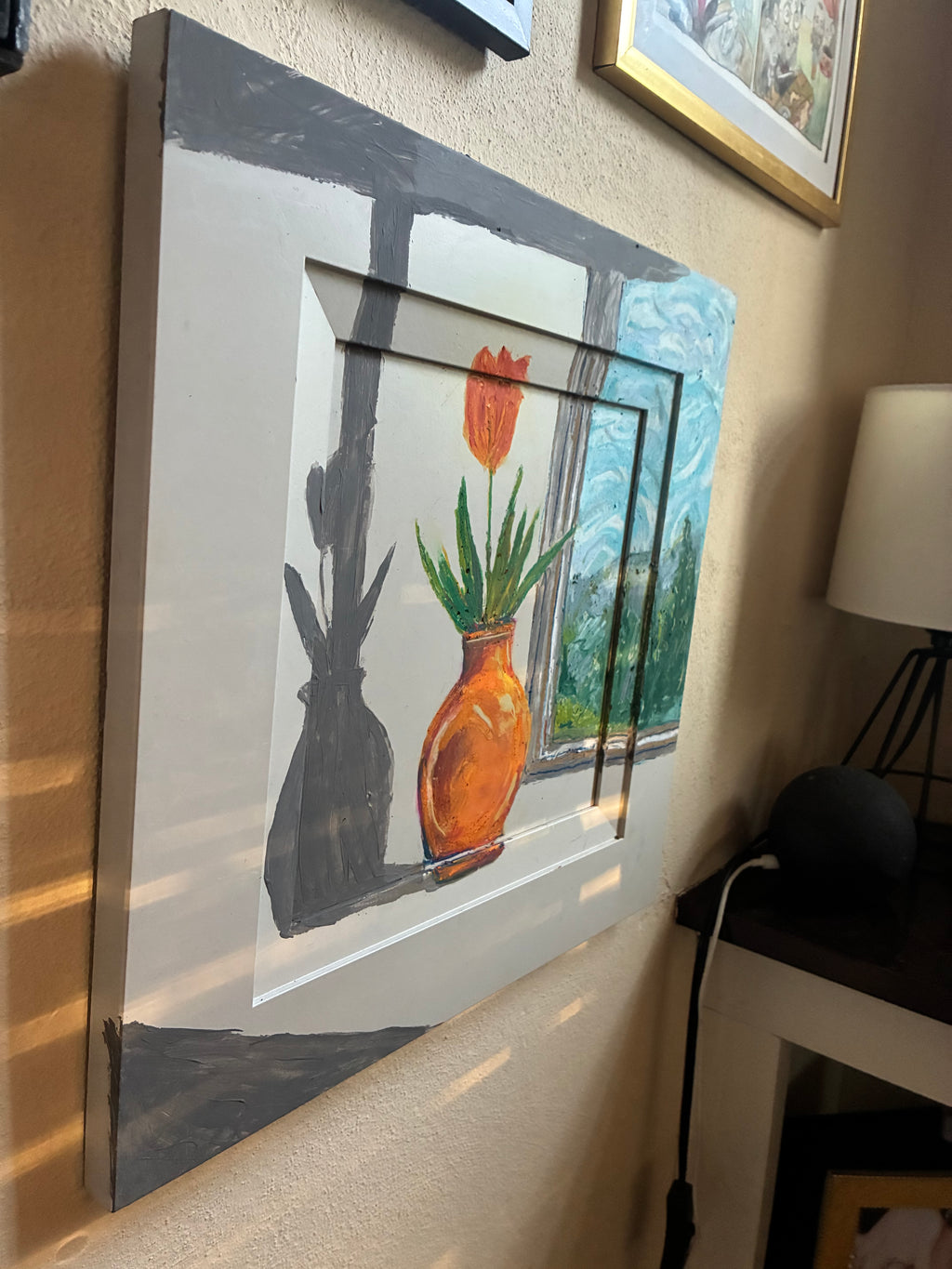 Original oil pastel painting